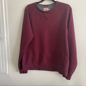 Brooks Brothers Crew Neck Sweater Maroon L Vintage Aesthetic